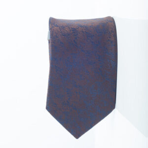 Botanical Blue Microfibre Tie